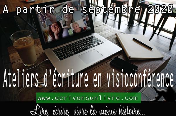Atelier ecriture en visioconference