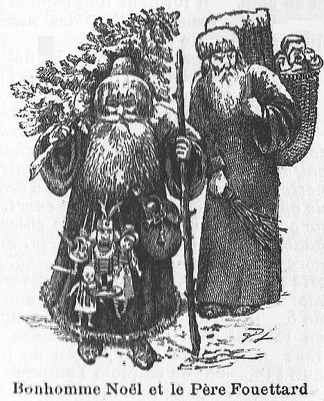 Perre noel et fouettard